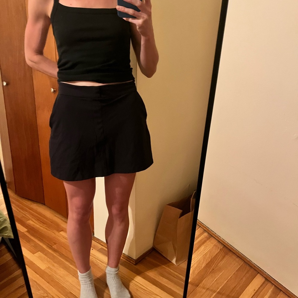 Black Women's Athletic Skort - Classic Performance Shorts